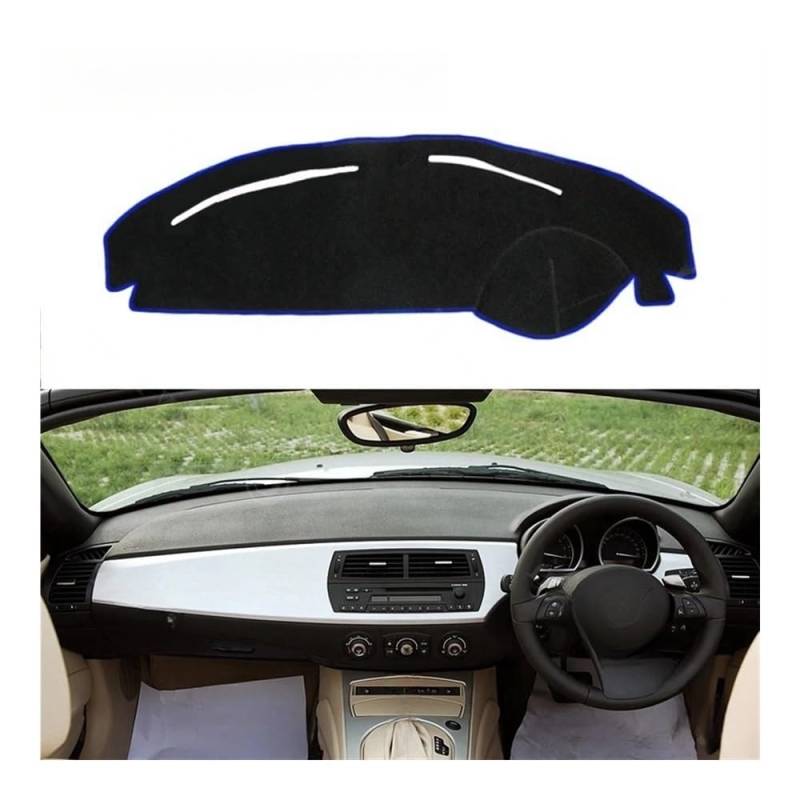 IPUDIS Für Z4 Für E85 2003 2004 2005 2006 2007 2008 Dashboard Abdeckung Pad Schutzhülle Auto Dash Board Sonnenschutz Teppich Kissen Rutschfester Teppich Teppich Armaturenbrett-Kissen von IPUDIS