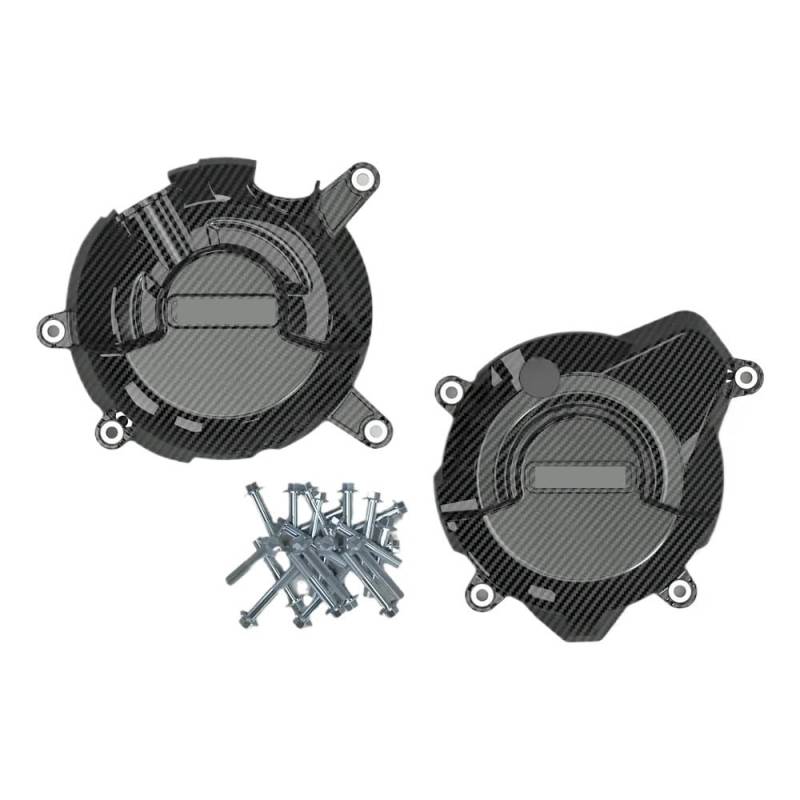 Kurbelgehäuse Motordeckel Für 450SS 2022-2023 450SR 2022-2023 450NK 2023+ Motorrad-Motorschutzabdeckung Carbon-Look von IPUDIS