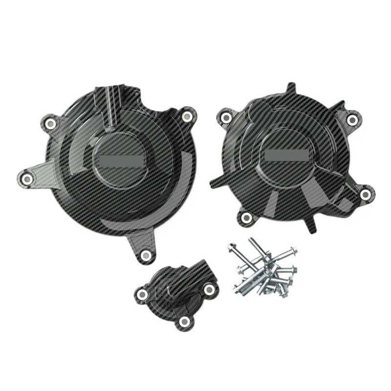 Kurbelgehäuse Motordeckel Motorrad Motor Schutz Abdeckung Set Fall Für Für NI&nja 400 2018-2023 von IPUDIS