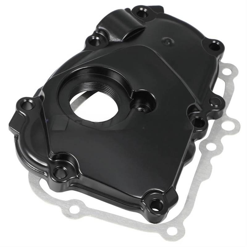 Kurbelgehäuse Motordeckel Motorrad-Motorkurbelgehäuse-Ölpumpen-Statorabdeckung mit Dichtung für YZF-R6 YZF R6 2003–2009 von IPUDIS