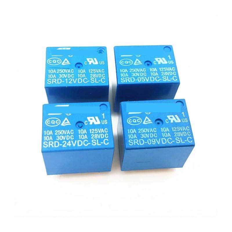 100pcs 5 Pins SRD-05VDC-SL-C 5VDC 10A 250VAC Power relay PCB Type T73-5V SRD-5VDC-SL-C 10A 125VAC Relay 5v IPWWUTTH von IPWWUTTH