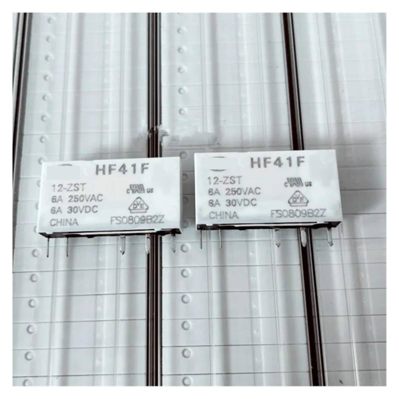 10PCS Relay HF41F 12-ZST 5-pin HF41F-12-ZST 12VDC 6A IPWWUTTH von IPWWUTTH