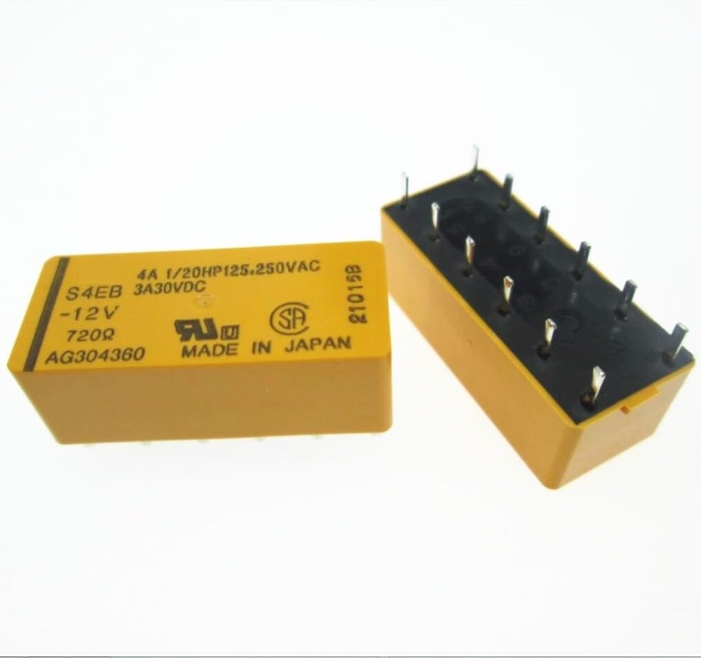 12V relay S4EB-12V S4EB12V S4EB-12VDC S4EB-DC12V 12VDC DC12V 12V DIP12 2pcs/lot IPWWUTTH 12V relay S4EB-12V S4EB12V S4EB-12VDC S4EB-DC12V 12VDC DC12V 12V DIP12 2pcs/lot IPWWUTTH von IPWWUTTH