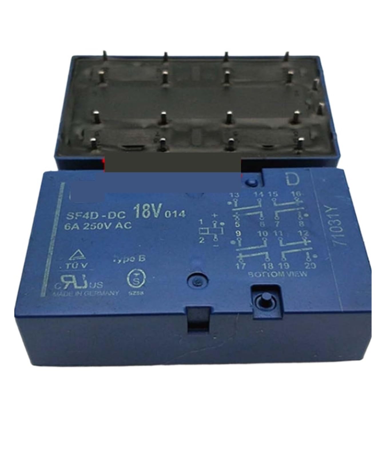2 PCS 18V Relay SF4D-DC18V Used 18VDC 6A 18Pins IPWWUTTH 2 PCS 18V Relay SF4D-DC18V Used 18VDC 6A 18Pins IPWWUTTH von IPWWUTTH