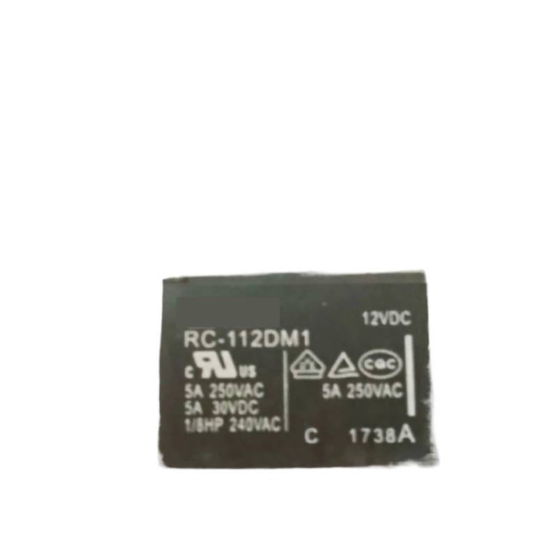 RC-112DM1 12VDC WRG relay 5A 250VAC a set of frequently open 4 feet IPWWUTTH von IPWWUTTH
