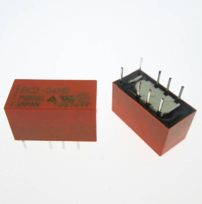 Signal Telecommunication relay EC2-24NU EC2-24ND EC2-24 EC224NU 24V DC24V 24VDC 8PIN IPWWUTTH von IPWWUTTH
