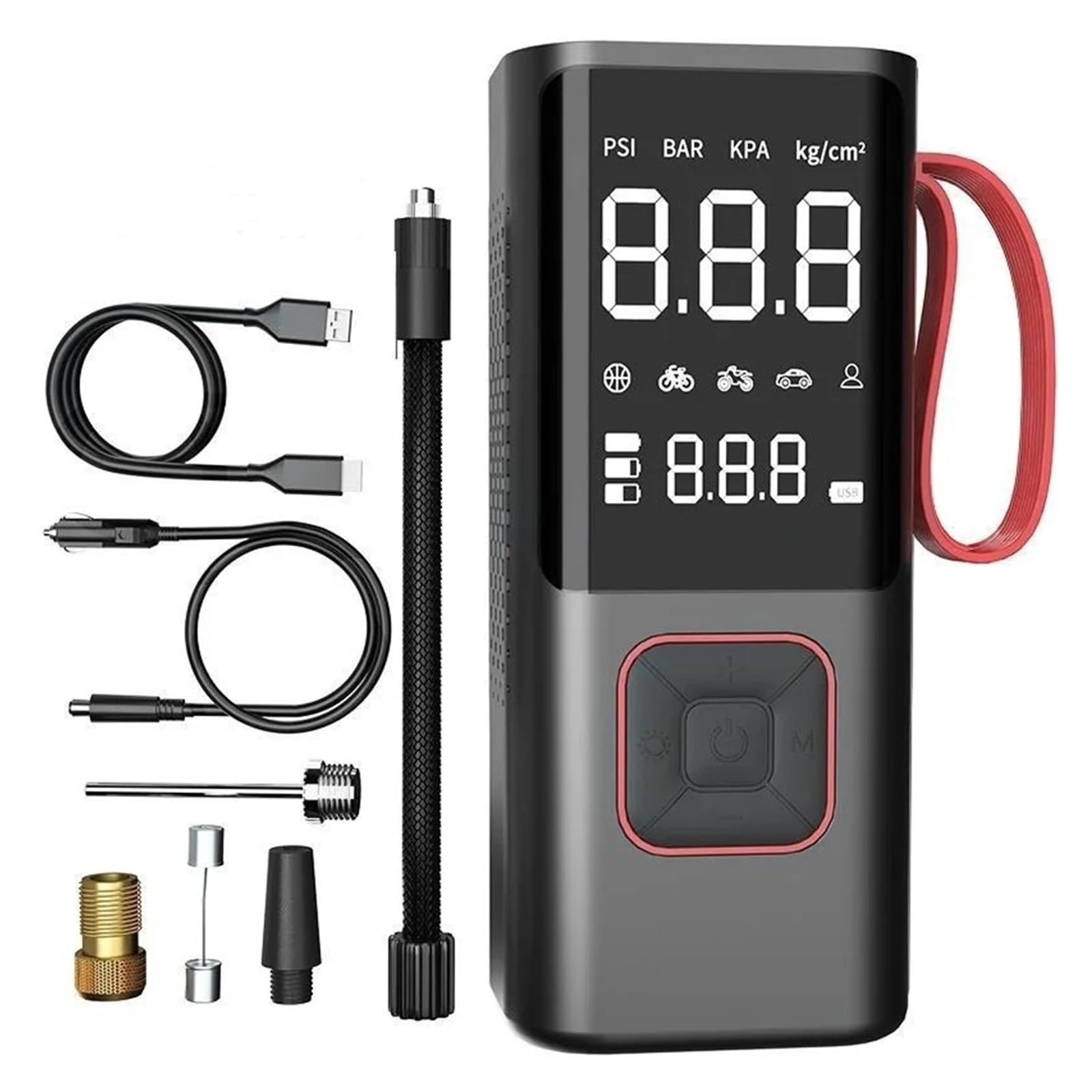 Tragbare Elektrische Luftpumpe Inflator Digital Display Auto Teile Tragbare Elektrische Luftpumpe Inflator Digital Display Auto Teile von IPZRKJRPF