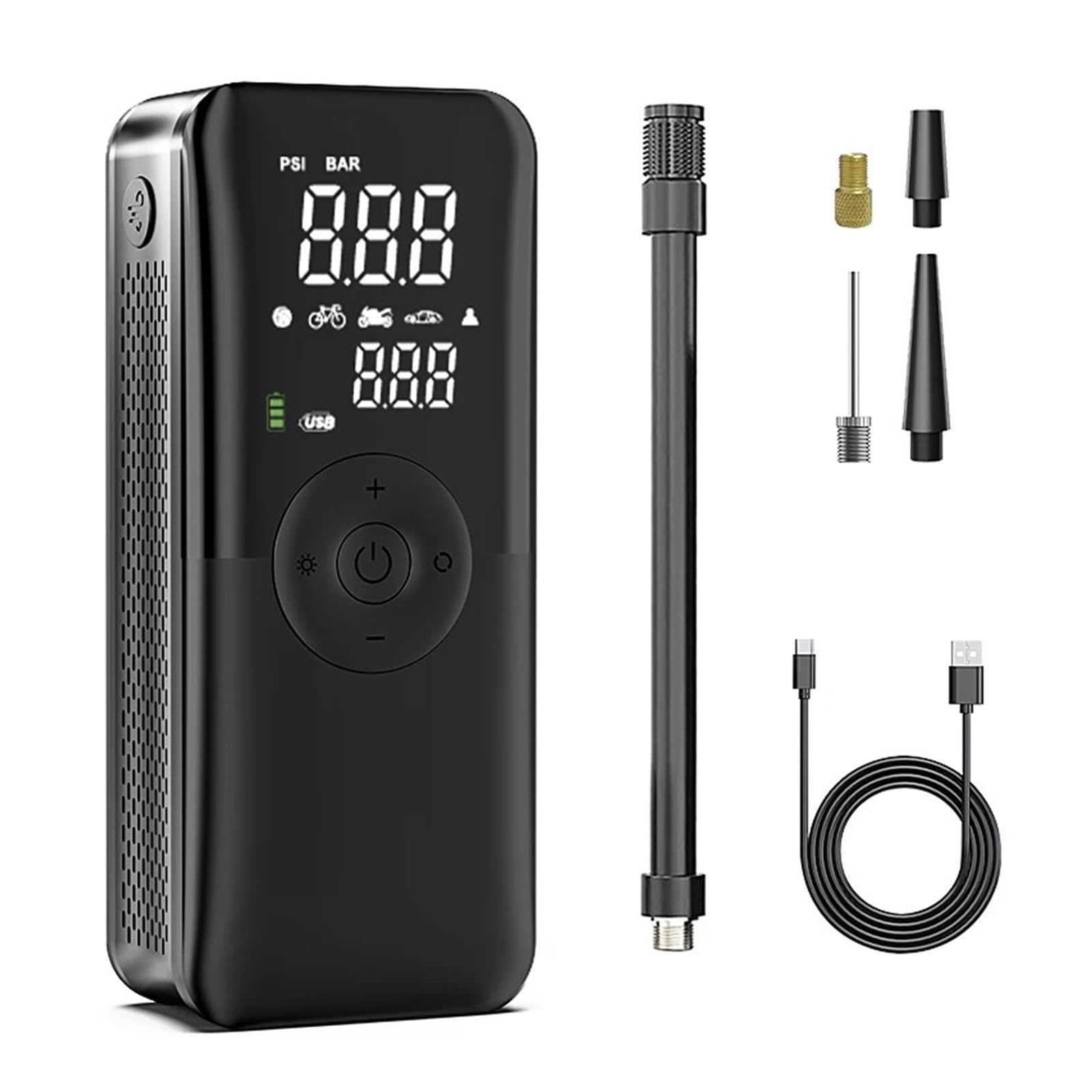 Wiederaufladbare Luftpumpe Reifen Inflator Tragbare Kompressor Digital Cordless Wiederaufladbare Luftpumpe Reifen Inflator Tragbare Kompressor Digital Cordless von IPZRKJRPF