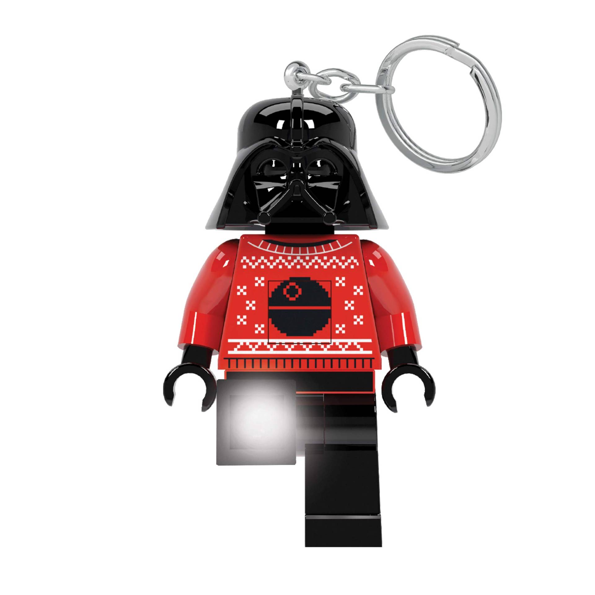 IQ Lego Star Wars - Darth Vader Schlüsselanhänger mit LED-Taschenlampe Spielzeuggeschenke für Kinder - 76 mm große Figur - 2 CR2025 Batterien enthalten von IQ