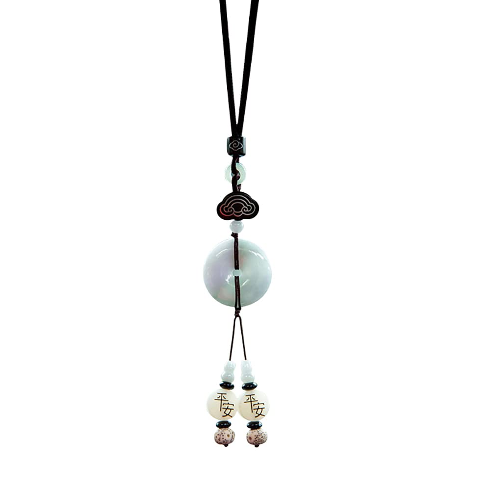 ISAKEN Auto Innenspiegel Anhänger Autospiegel Anhänger Auto Innenraum Zubehör Deko Jade Charms Ornament Auto Spiegelaufhängung Dekoration Auto Innendekoration Auto Innen Styling Zubehör ISAKEN Auto Innenspiegel Anhänger Autospiegel Anhänger Auto Innenraum Zubehör Deko Jade Charms Ornament Auto Spiegelaufhängung Dekoration Auto Innendekoration Auto Innen Styling Zubehör von ISAKEN