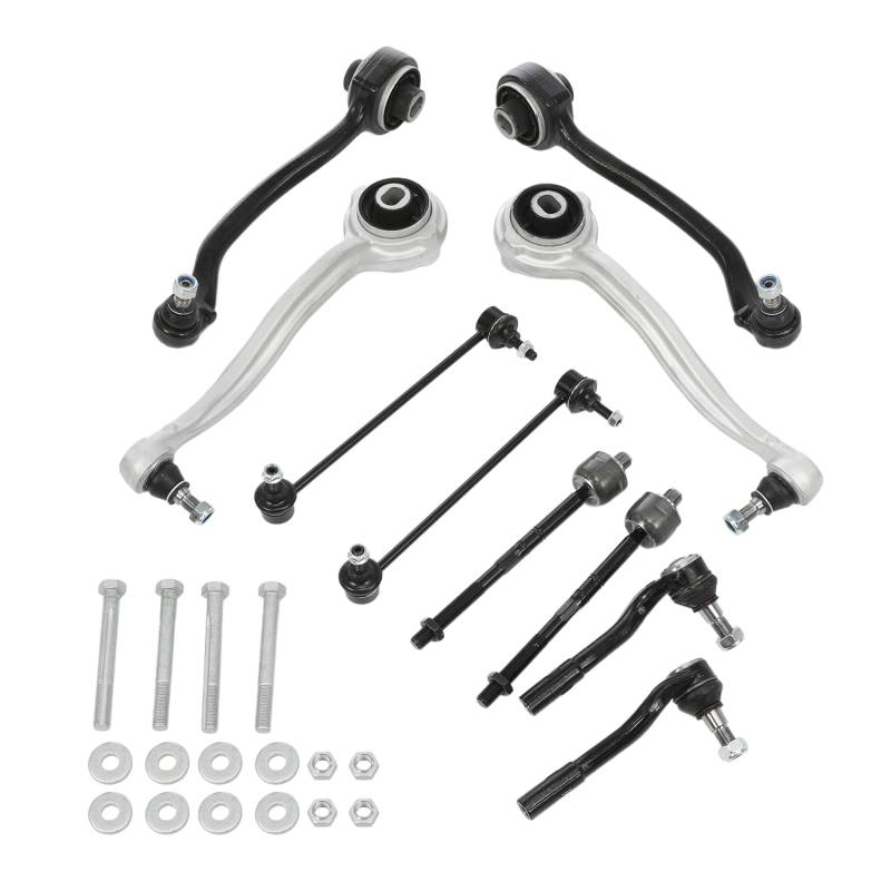 ISINEVER 10-teilig Querlenker Spurstangenkopf Koppelstange Vorne Kompatibel mit Mercedes-Benz W203 S203 CL203 C209 A209 R171 2033303411 von ISINEVER