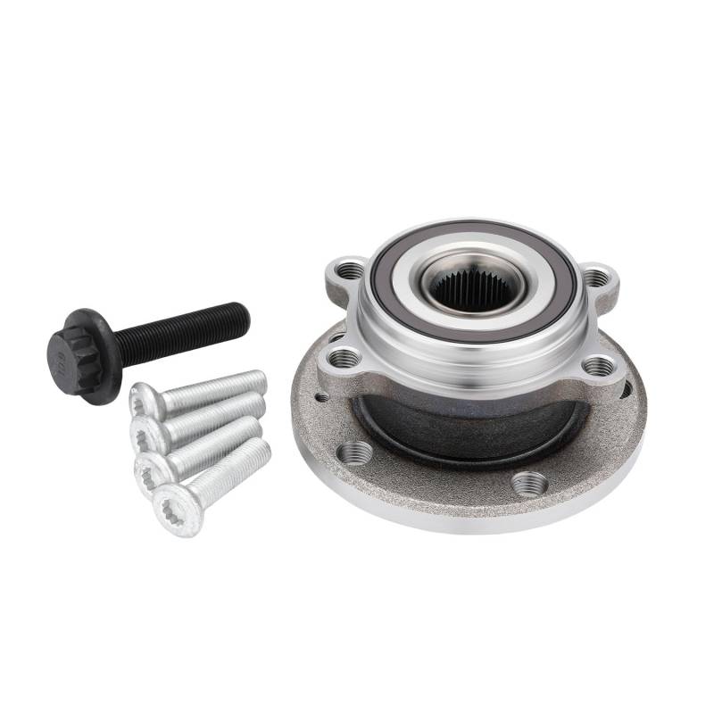 ISINEVER 1x Radnabe Radlager Vorne Links orde Rechts Radlagersatz Kompatibel mit VW Golf Plus Kompatibel mit Golf 5 1K Kompatibel mit Golf 6 5K Kompatibel mit Passat 3C 1T0498621 3C0498621 5K0498621 von ISINEVER