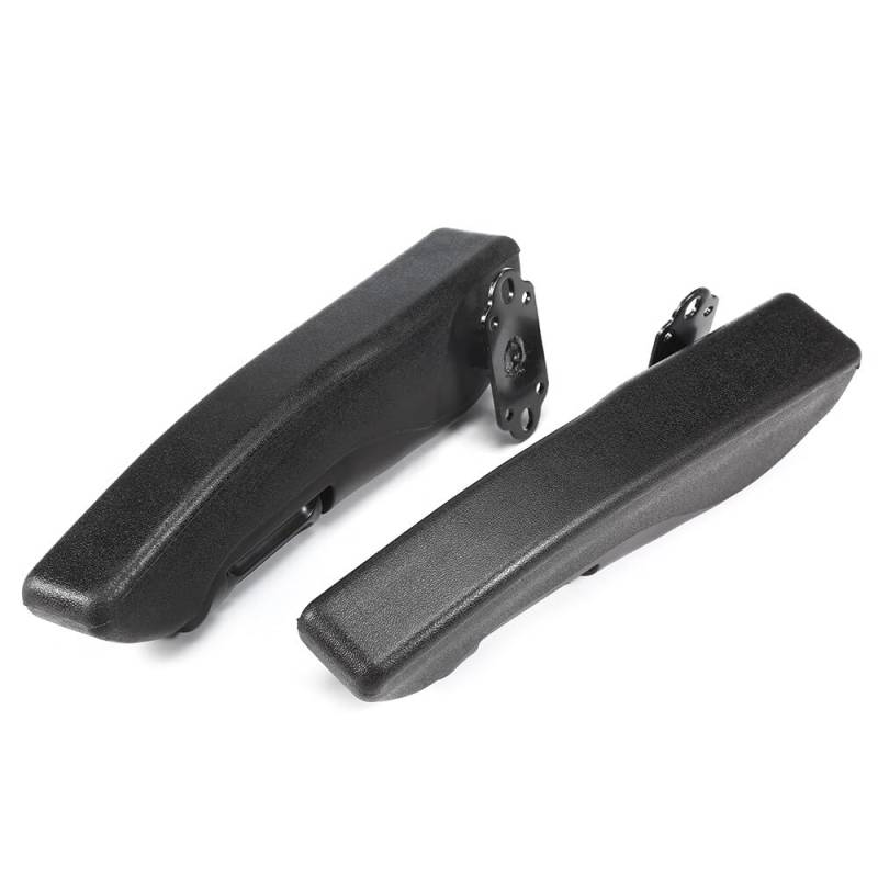 ISINEVER Paar Schawarz Auto Sitzarmlehne Armlehne Armstütze Links Rechts einstellbar 38.5cm Verstellbare 0-120 Grad Universal Sitz Armlehne für LKW für PKW für Wohnmobil für Van von ISINEVER