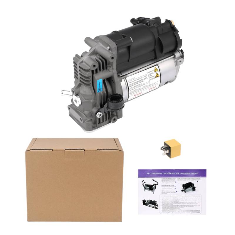 Luftfederung Kompressor mit Relais Luftfahrwerk Kompatibel mit Mercedes-Benz R-Klasse V251 W251 R280 R300 R350 R500 2006-2014 A2513202704 von ISINEVER