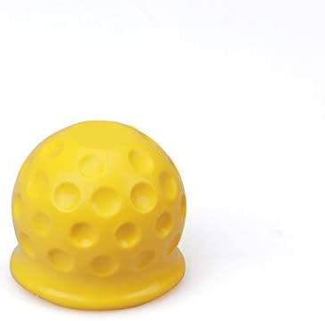 Universal 50mm Trailer Gummi Abschleppstange Ball Abdeckung, weiche Anhängevorrichtung Abdeckung schützen für LKW Anhänger Wohnwagen RV Auto (Gelb) von ISKIP