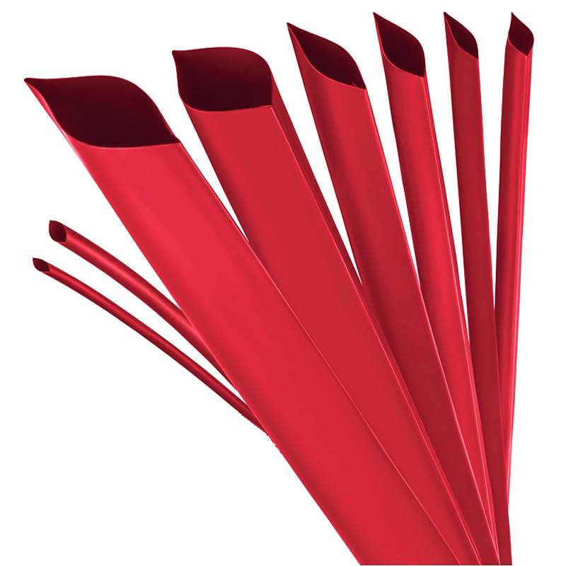 ISOLATECH Schrumpfschlauch Meterware rot mit Kleber Ø8mm 3 Meter Schrumpfverhältnis 3:1 Set Polyolefin zum Isolieren von Kabel Lötverbindungen unbeschriftet UV beständig (Ø8mm 3Meter) von ISOLATECH