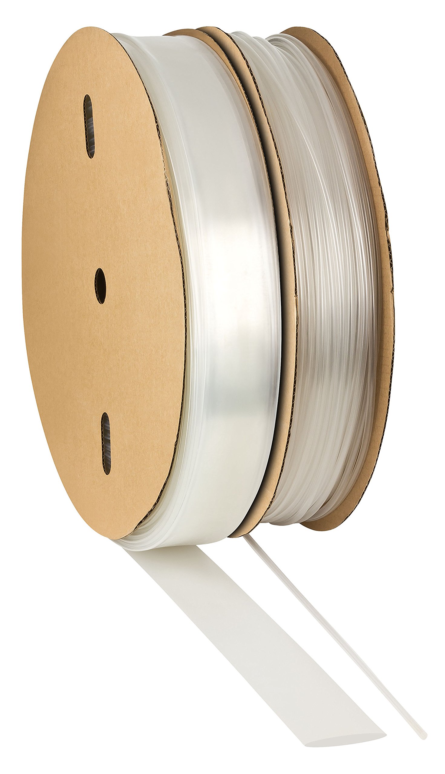 ISOLATECH Schrumpfschlauch Meterware transparent mit Kleber Ø3/32inch (2,4mm) 20ft (6 Meter) Schrumpfverhältnis 3:1 Set Polyolefin zum Isolieren von Kabel Lötverbindungen unbeschriftet von ISOLATECH