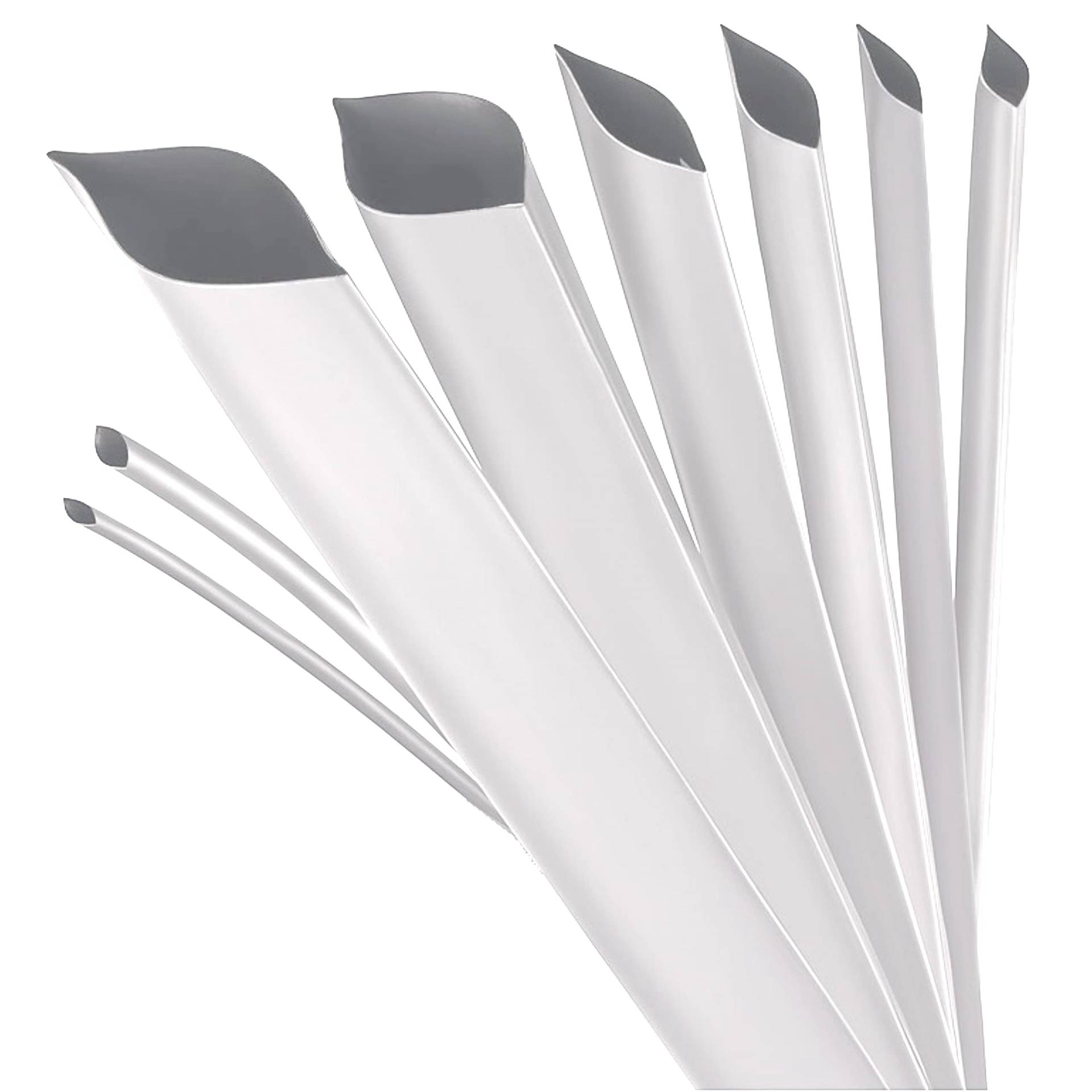ISOLATECH Schrumpfschlauch Meterware weiß ohne Kleber Ø39mm 3 Meter Schrumpfverhältnis 3:1 Set Polyolefin zum Isolieren von Kabel Lötverbindungen unbeschriftet UV beständig (Ø39mm 3Meter) von ISOLATECH