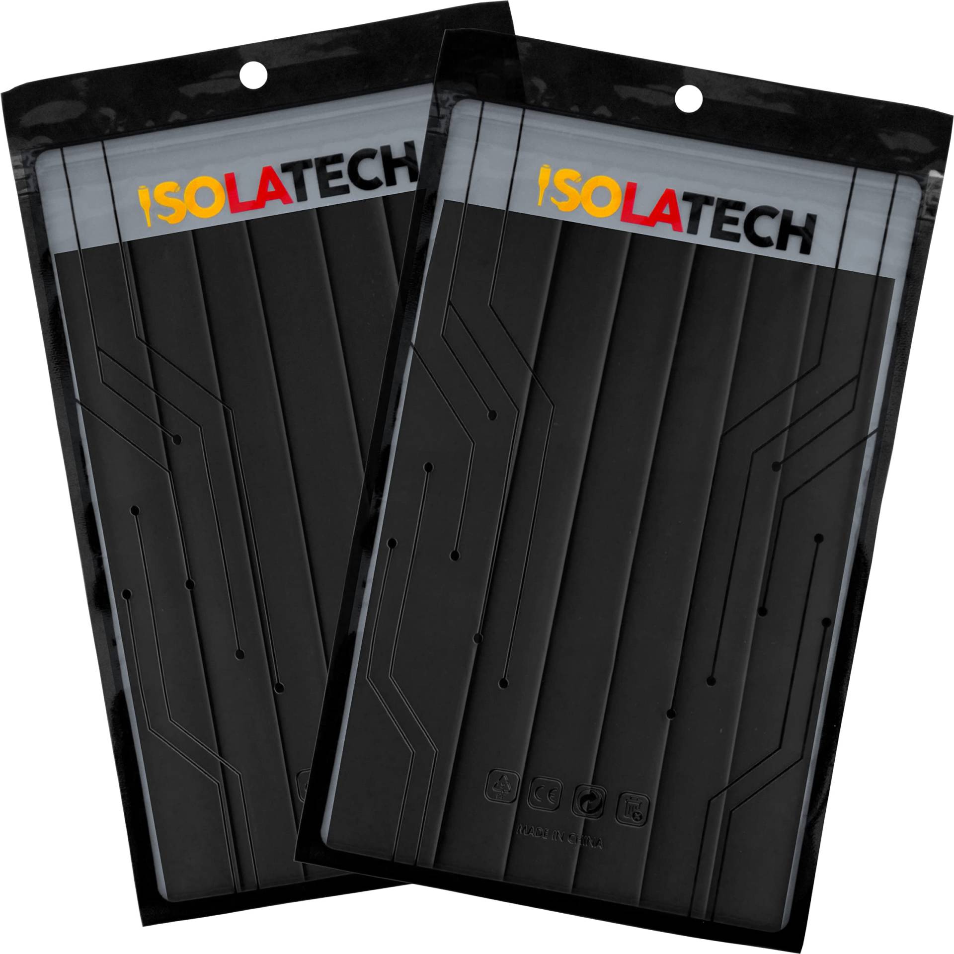 ISOLATECH Schrumpfschlauch Set Bündel 2:1 ohne Kleber unbeschriftet Schwarz Ø20mm 1,4 Meter in 7Stk x 20cm und Ø30mm 1,2 Meter in 6Stk x 20cm ISOLATECH Schrumpfschlauch Set Bündel 2:1 ohne Kleber unbeschriftet Schwarz Ø20mm 1,4 Meter in 7Stk x 20cm und Ø30mm 1,2 Meter in 6Stk x 20cm von ISOLATECH