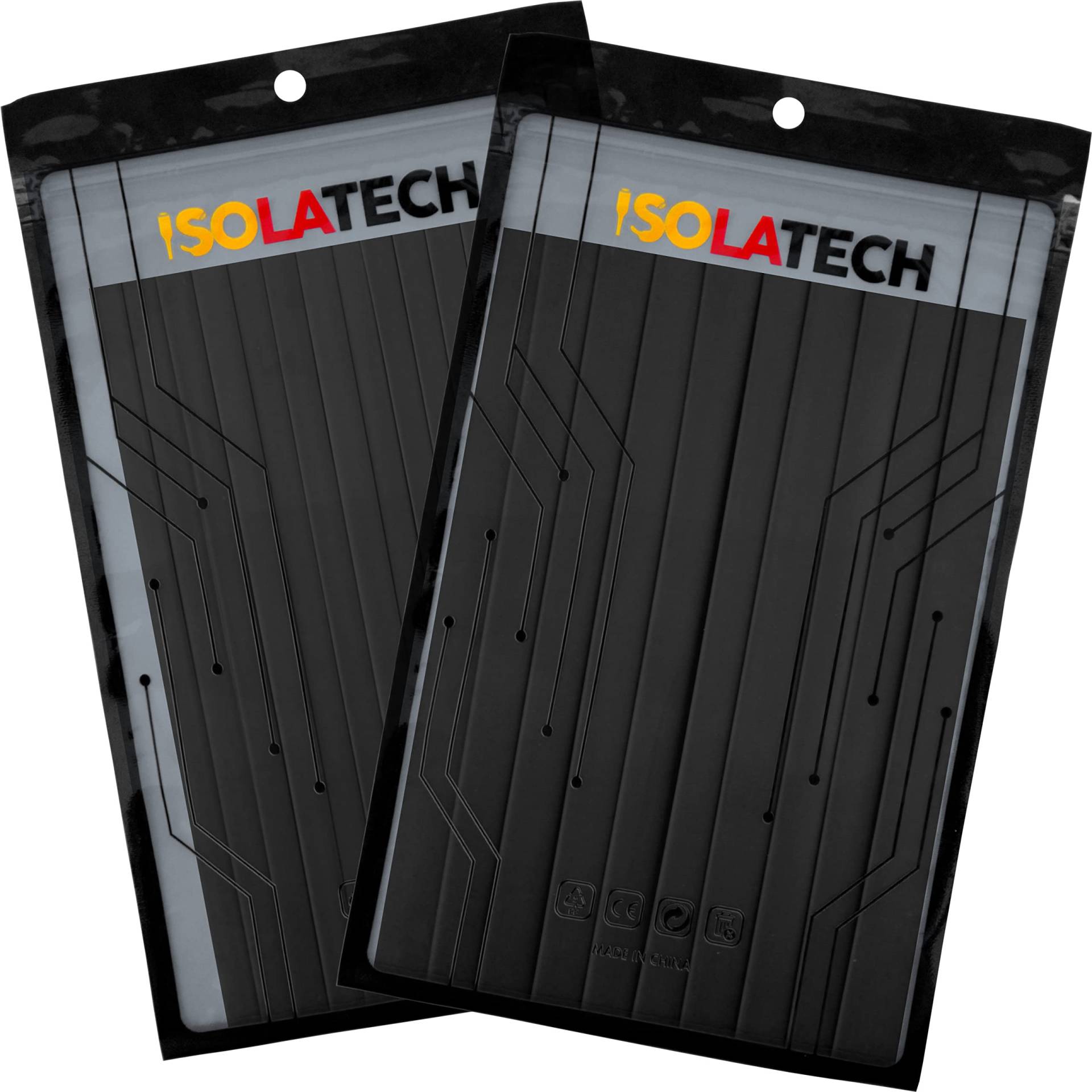 ISOLATECH Schrumpfschlauch Set Bündel 3:1 ohne Kleber unbeschriftet Schwarz Ø9mm 2,8 Meter in 14Stk x 20cm und Ø12mm 2,0 Meter in 10Stk x 20cm ISOLATECH Schrumpfschlauch Set Bündel 3:1 ohne Kleber unbeschriftet Schwarz Ø9mm 2,8 Meter in 14Stk x 20cm und Ø12mm 2,0 Meter in 10Stk x 20cm von ISOLATECH