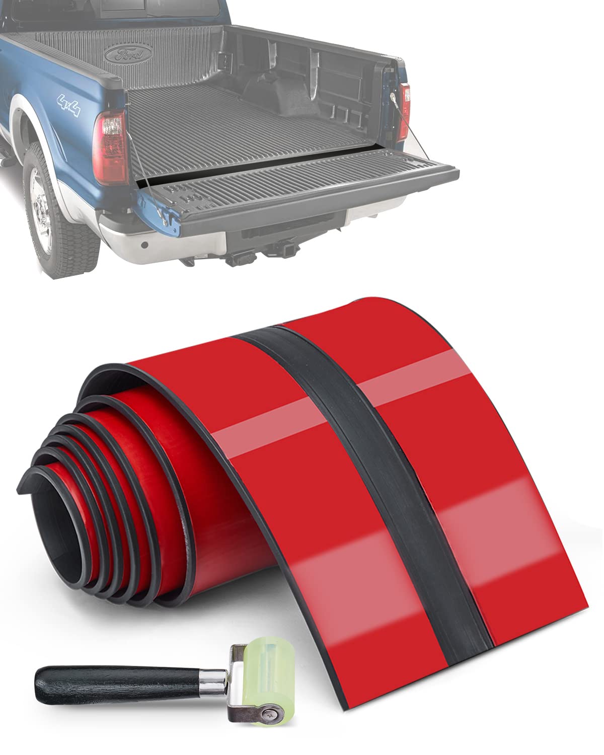 ISSYAUTO Gummidichtung für LKW-Heckklappen, 160 x 10,9 cm, mit Rollwerkzeug ISSYAUTO Gummidichtung für LKW-Heckklappen, 160 x 10,9 cm, mit Rollwerkzeug von ISSYAUTO
