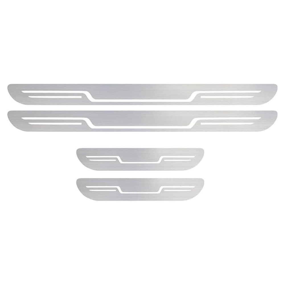 Edelstahl Einstiegsleisten für VW ID.4 CROZZ ID4-X 2022 2021 2023 2024 2025, Türschwellenabdeckung Auto Türschwelle Schutz Scuff Plate Anti Kratzen Willkommenspedal Zubehör,E/Silver Edelstahl Einstiegsleisten für VW ID.4 CROZZ ID4-X 2022 2021 2023 2024 2025, Türschwellenabdeckung Auto Türschwelle Schutz Scuff Plate Anti Kratzen Willkommenspedal Zubehör,E/Silver von ISTOVO