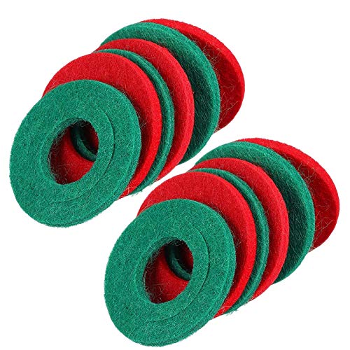 ISTOVO 12 StüCk Batterieklemme Anti-Korrosions-Unterlegscheiben Fiber Battery Terminal Protector, 6 Rot und 6 GrüN von ISTOVO