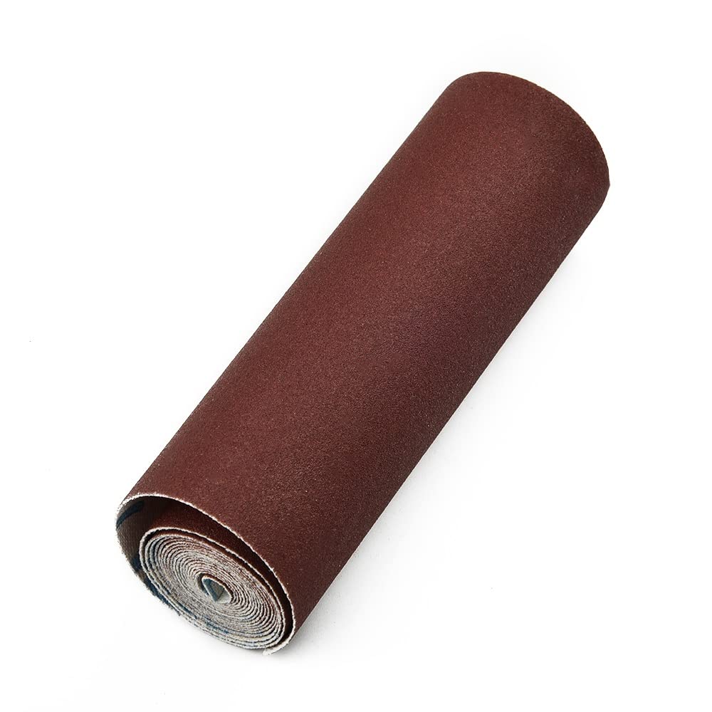 1 m Schmirgelleinen-Schleifpapierrolle – Körnung 80 bis 600 for Holzbearbeitung, Schleifen und Polieren (96 mm x 1 m)(320grit) von ITITI
