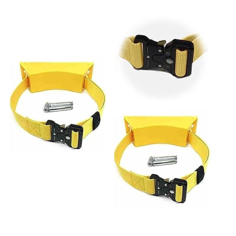 Verstellbarer Sauerstoffflaschenhalter zur Wandmontage – langlebiges Lagerregal for Propan- und Stickstoffflaschen mit Kette(4pcs) von ITITI