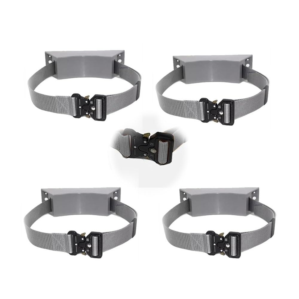 Verstellbarer Sauerstoffflaschenhalter zur Wandmontage mit Gürtel for Propan-, Stickstoff- und Tauchflaschen, platzsparend, einfacher Zugriff(4pcs) von ITITI