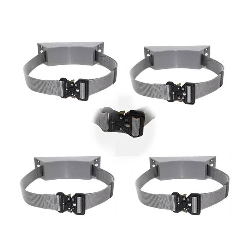 Verstellbarer Sauerstoffflaschenhalter zur Wandmontage mit Gürtel for Propan-, Stickstoff- und Tauchflaschen, platzsparend, einfacher Zugriff(4pcs) von ITITI