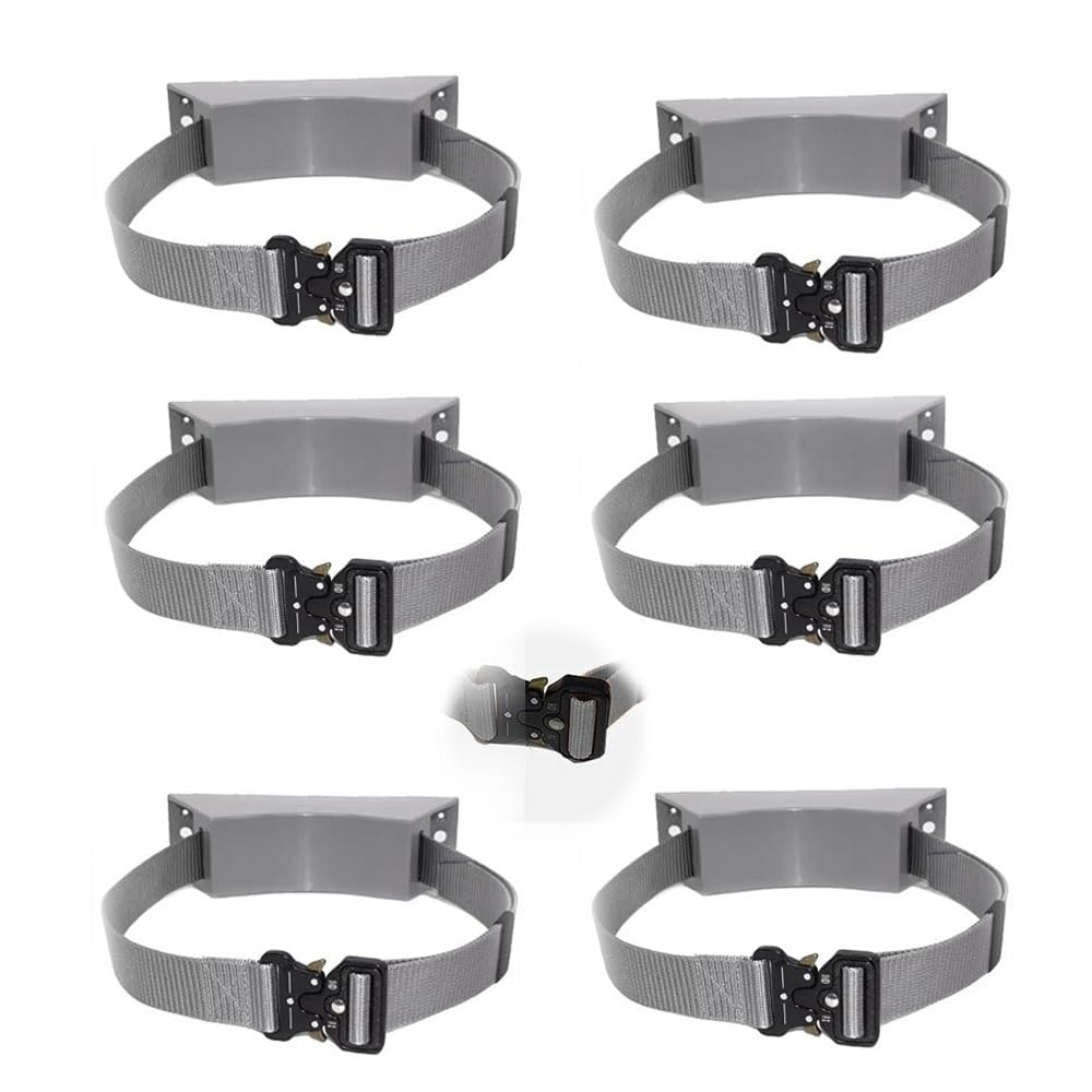 Verstellbarer Sauerstoffflaschenhalter zur Wandmontage mit Gürtel for Propan-, Stickstoff- und Tauchflaschen, platzsparend, einfacher Zugriff(6pcs) von ITITI
