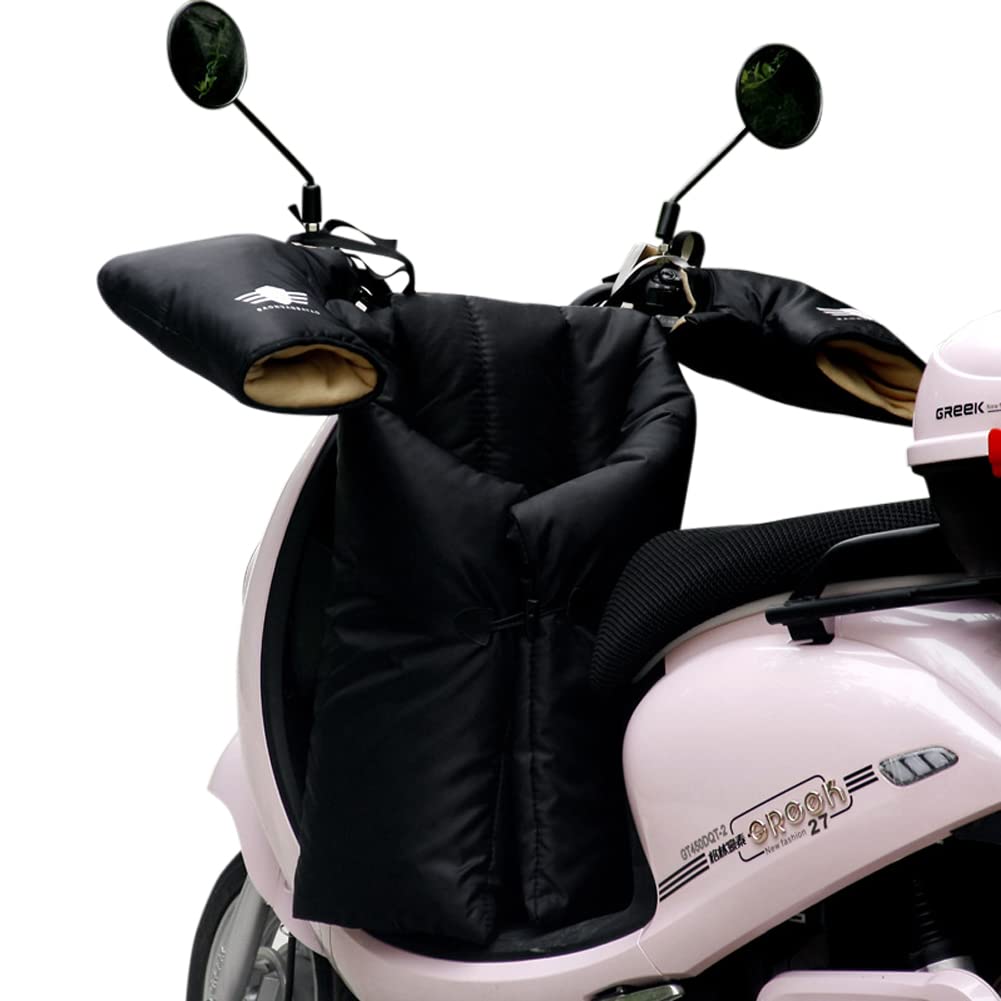 Beinschutz Roller Abdeckplane mit Lenkerstulpen Set Universell Rollerdecke Wasserdicht Warm Motorradplane Wetterschutz Kälteschutz Beindecke Winter Beinabdeckung Scooter Rollerfahrer Motorfahrer Beinschutz Roller Abdeckplane mit Lenkerstulpen Set Universell Rollerdecke Wasserdicht Warm Motorradplane Wetterschutz Kälteschutz Beindecke Winter Beinabdeckung Scooter Rollerfahrer Motorfahrer von ITODA