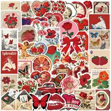 ITOMUFD Ästhetische Aufkleber für Jugendliche Erwachsene 50 Stück Y2K Wasserfeste Vinyl Sticker Set Auto Motorräder Fahrrad Skateboard Snowboard Gepäck Laptop Koffer Helm Motorrad Computer von ITOMUFD