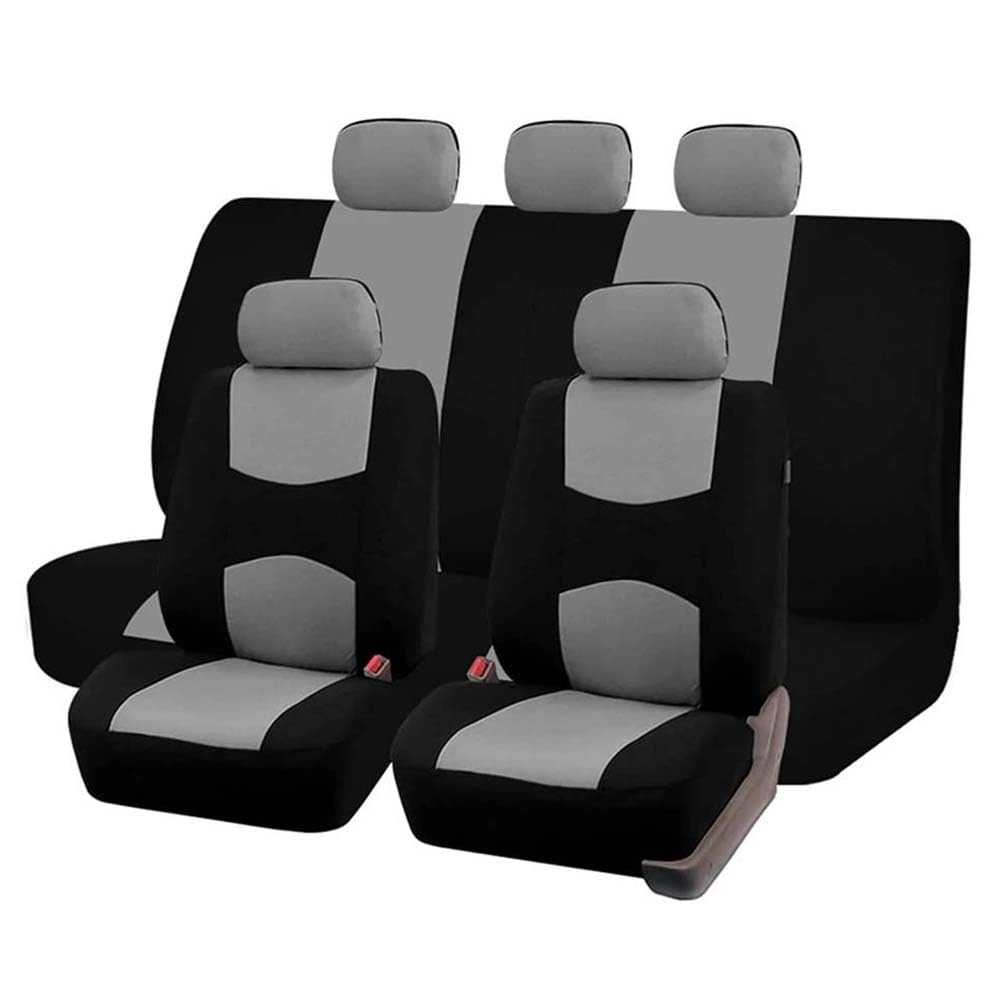 IUHYGUHGTFS Auto Stoff Sitzbezüge Set für Audi A4 B8 Avant Wagon 2008-2025, Allwetter rutschfest Atmungsaktiv Schonbezug Set Sitzschoner Innenraum Zubehör,C/Grey IUHYGUHGTFS Auto Stoff Sitzbezüge Set für Audi A4 B8 Avant Wagon 2008-2025, Allwetter rutschfest Atmungsaktiv Schonbezug Set Sitzschoner Innenraum Zubehör,C/Grey von IUHYGUHGTFS