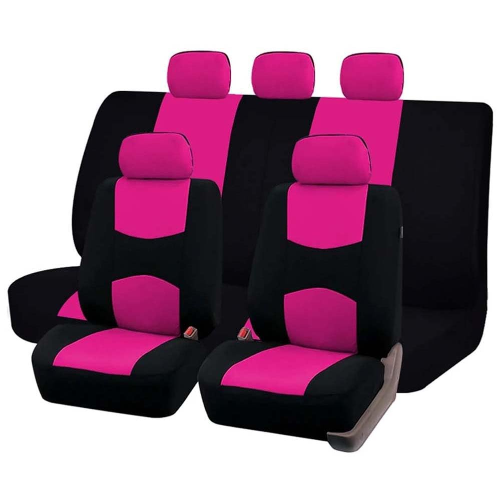 IUHYGUHGTFS Auto Stoff Sitzbezüge Set für Audi Q3 8U SUV 2011-2025, Allwetter rutschfest Atmungsaktiv Schonbezug Set Sitzschoner Innenraum Zubehör,F/Pink IUHYGUHGTFS Auto Stoff Sitzbezüge Set für Audi Q3 8U SUV 2011-2025, Allwetter rutschfest Atmungsaktiv Schonbezug Set Sitzschoner Innenraum Zubehör,F/Pink von IUHYGUHGTFS