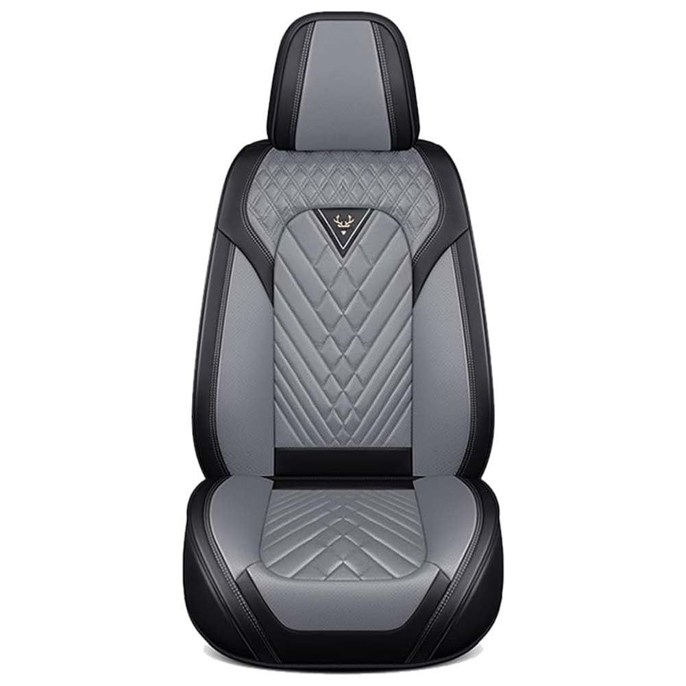 IUHYGUHGTFS Leder Auto Sitzbezüge Sets für Skoda Octavia 2013-2025, Autositzbezug Kompletter Satz Vorne Hinten Schonbezüge Innenraum Zubehör,F/Black-Gray IUHYGUHGTFS Leder Auto Sitzbezüge Sets für Skoda Octavia 2013-2025, Autositzbezug Kompletter Satz Vorne Hinten Schonbezüge Innenraum Zubehör,F/Black-Gray von IUHYGUHGTFS