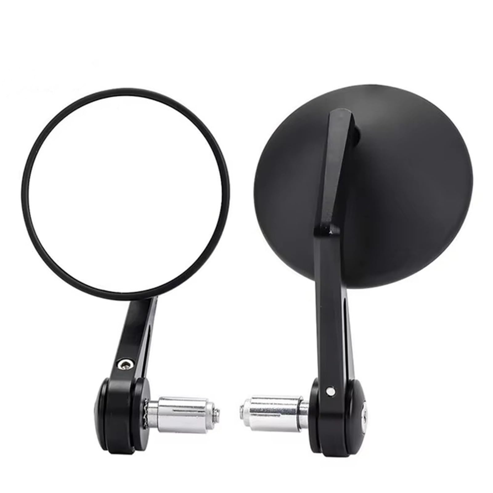Motorrad Seitenspiegel Für CB1000R CB650 Für CB500F Motorrad Lenker Spiegel 7/8'' 22mm Bar End Spiegel Rückspiegel Motorrad Rückspiegel(Round Mirror) von IUKMR