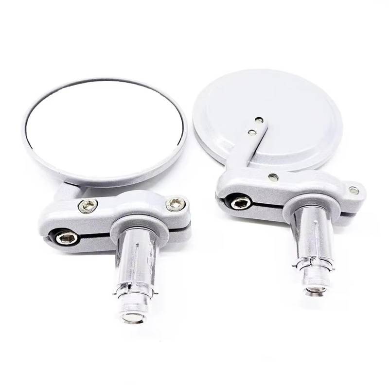 Motorrad Seitenspiegel Für Cafe Für Racer 2023 Für Auto 1 Paar 7/8 "Universal Motorrad Rückspiegel Motorrad Rückspiegel von IUKMR