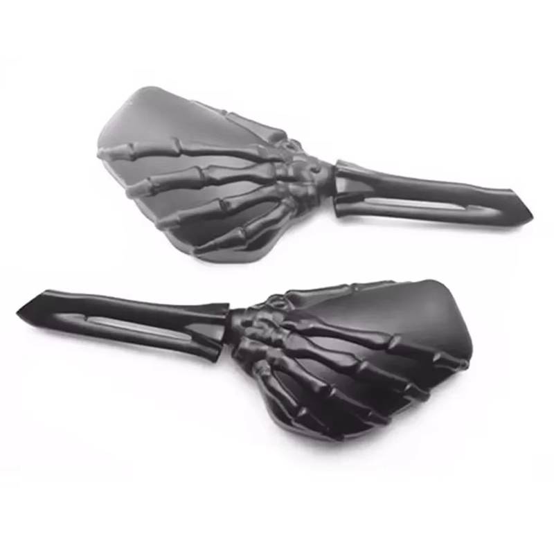 Motorrad Seitenspiegel Für Dyna, für Fatboy, für Softai, für Straßenmotorrad-Rückspiegel Motorrad Rückspiegel(All Black) von IUKMR