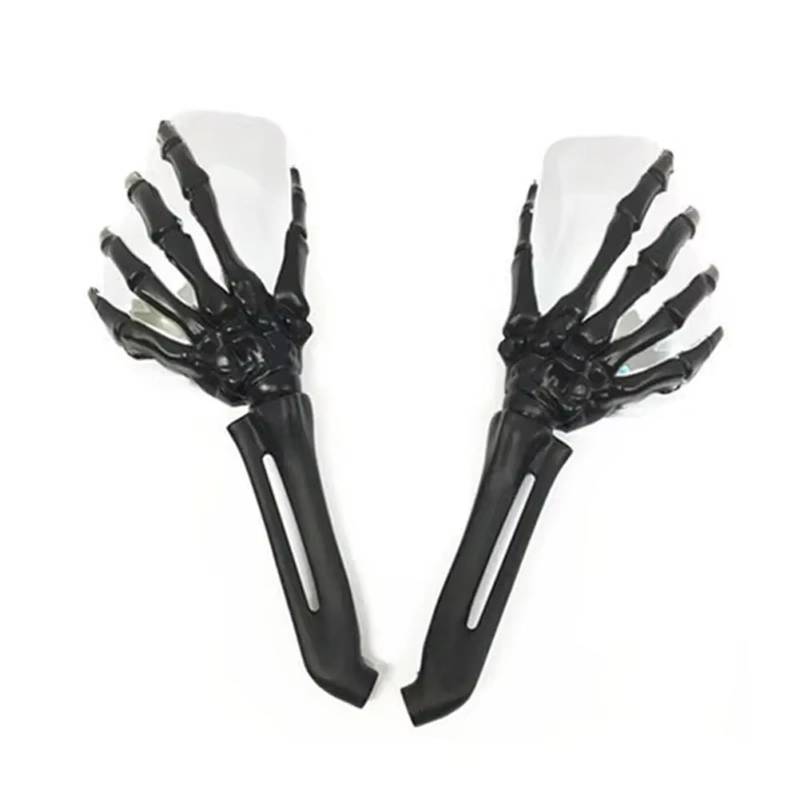 Motorrad Seitenspiegel Für Dyna, für Fatboy, für Softai, für Straßenmotorrad-Rückspiegel Motorrad Rückspiegel(Black Finger) von IUKMR