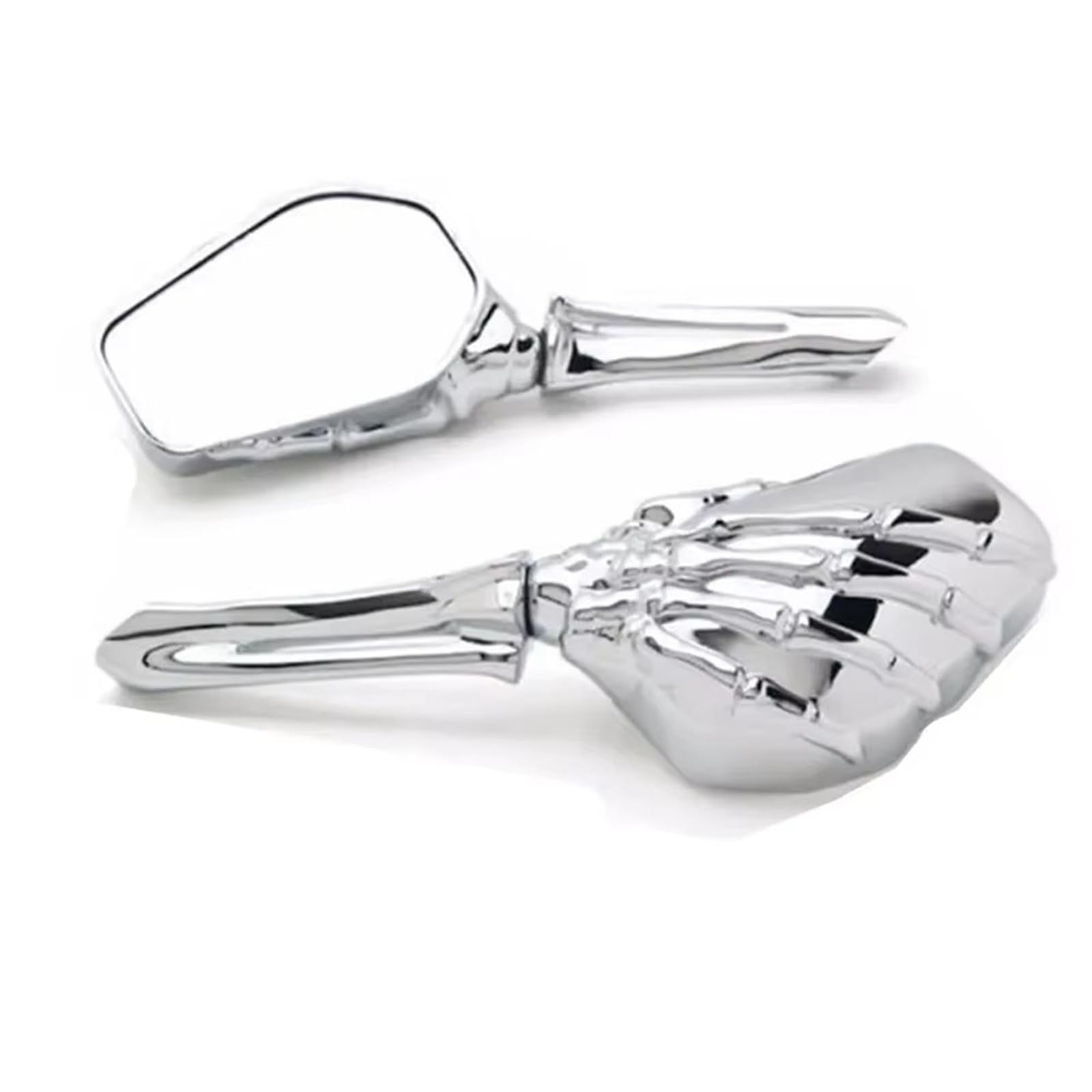 Motorrad Seitenspiegel Für Dyna, für Fatboy, für Softai, für Straßenmotorrad-Rückspiegel Motorrad Rückspiegel(Electroplate) von IUKMR