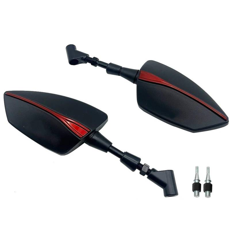 Motorrad Seitenspiegel Für G310GS Für G310R G 310 GS G310 R 2017-2023 Motorrad 8MM 10MM Rückspiegel Seite Rückansicht Spiegel Motorrad Rückspiegel(- Red) von IUKMR