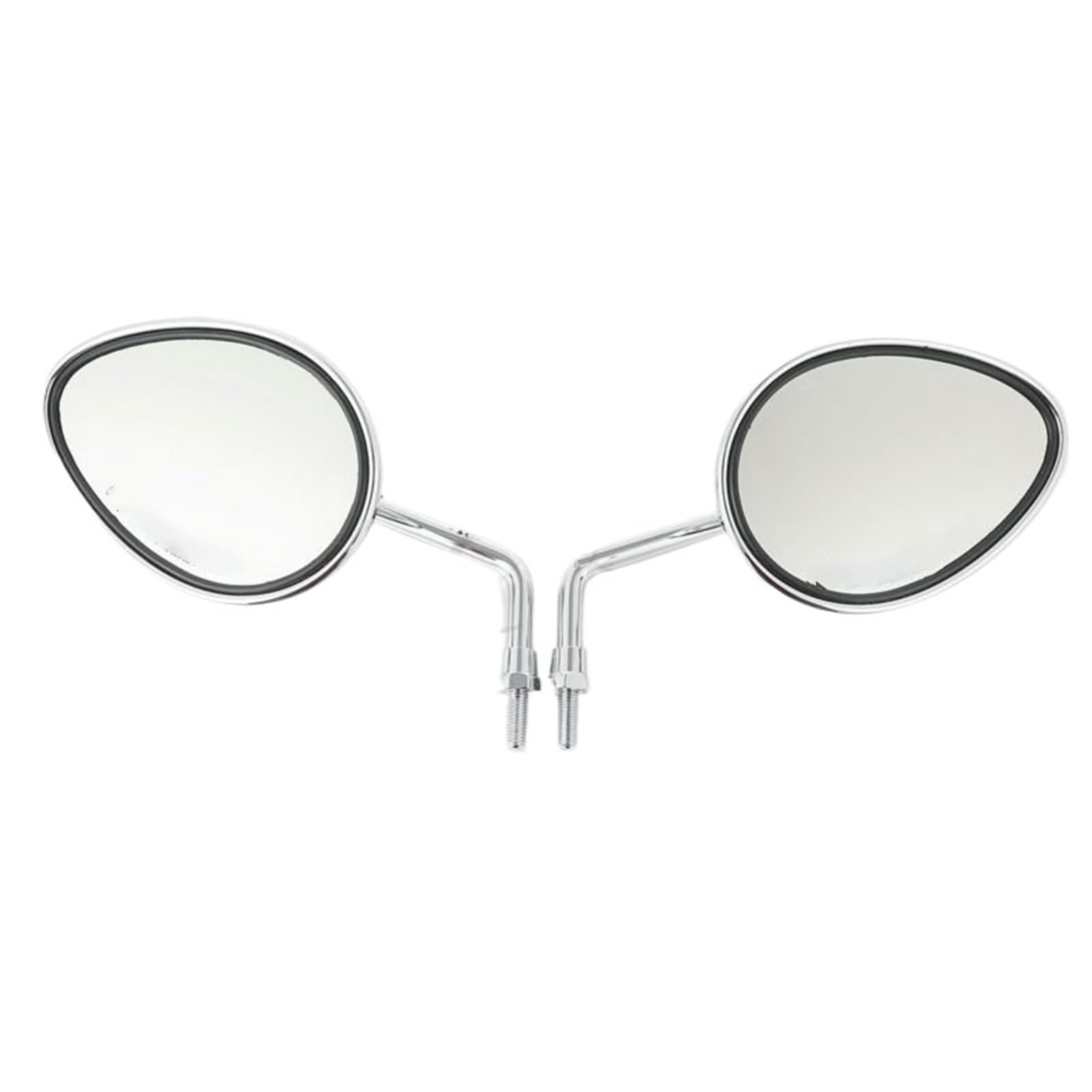 Motorrad Seitenspiegel Für Indian Für Chief Für Classic Für Chieftain Für Vintage 14-20 Für Roadmaster Für Scout 25-20 Motorrad 10mm Rückspiegel Motorrad Rückspiegel(Chrome) von IUKMR