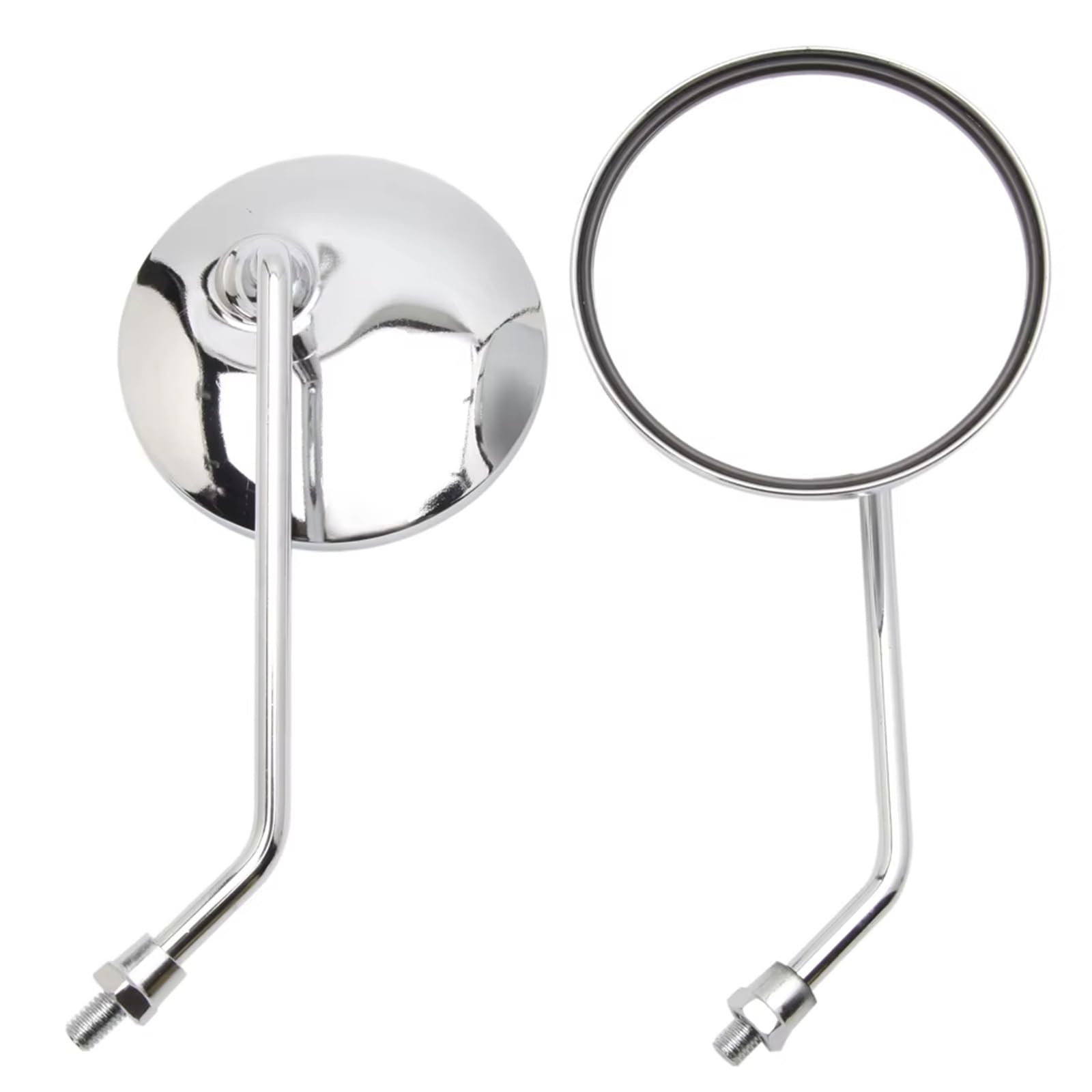 Motorrad Seitenspiegel Für Jog Für BWS 100 125 Für Vino Universal 10mm Motorrad Rückspiegel Roller Chrom Runde Seite Spiegel Motorrad Rückspiegel Motorrad Seitenspiegel Für Jog Für BWS 100 125 Für Vino Universal 10mm Motorrad Rückspiegel Roller Chrom Runde Seite Spiegel Motorrad Rückspiegel von IUKMR