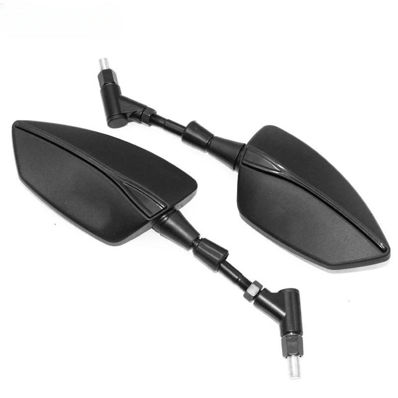 Motorrad Seitenspiegel Für MSX125 Für Grom125 Für Grom Für MSX 125 2013-2020 10mm Motorrad Adjustabale Rückspiegel Rückansicht Spiegel Seite Spiegel Motorrad Rückspiegel(Style B:MSX Black) von IUKMR