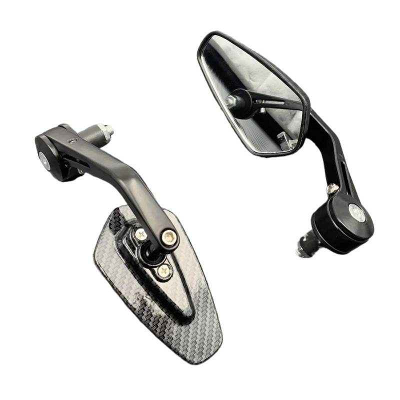 Motorrad Seitenspiegel Für Motorrad Fahrrad Für Cruiser Für Chopper ATV Aluminium 7/8'' 22mm Bar End Seite Rückspiegel Motorrad Rückspiegel von IUKMR