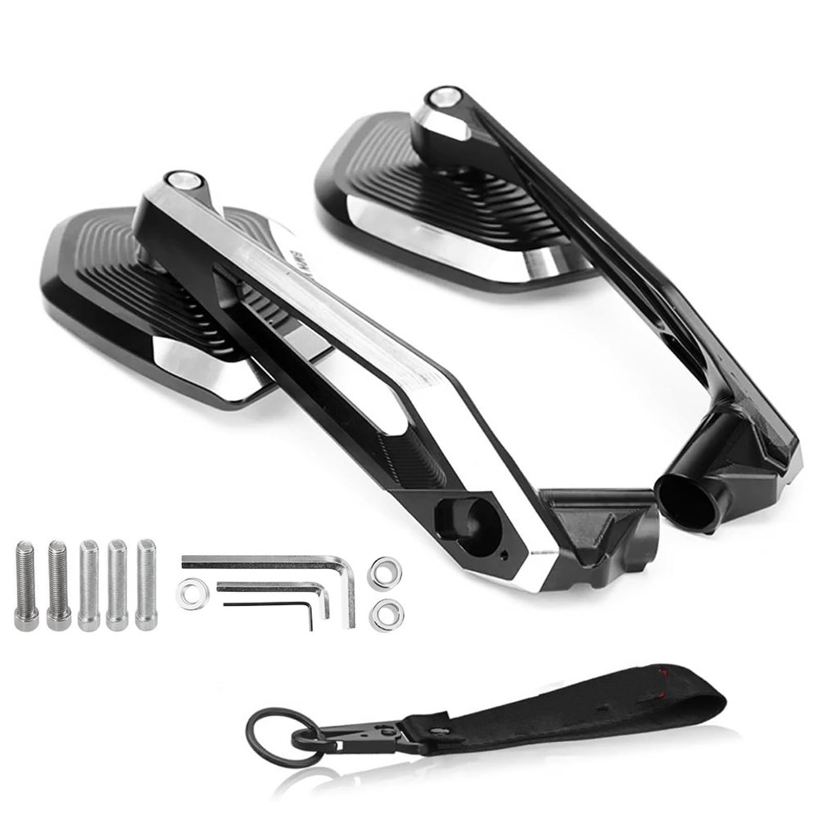 Motorrad Seitenspiegel Für Motorrad Für R1300GS Für R1200GS LC Für ADVENTUER Für R1250GS 1250 Motorrad Seitenspiegel Rückspiegel Motorrad Rückspiegel(A) von IUKMR