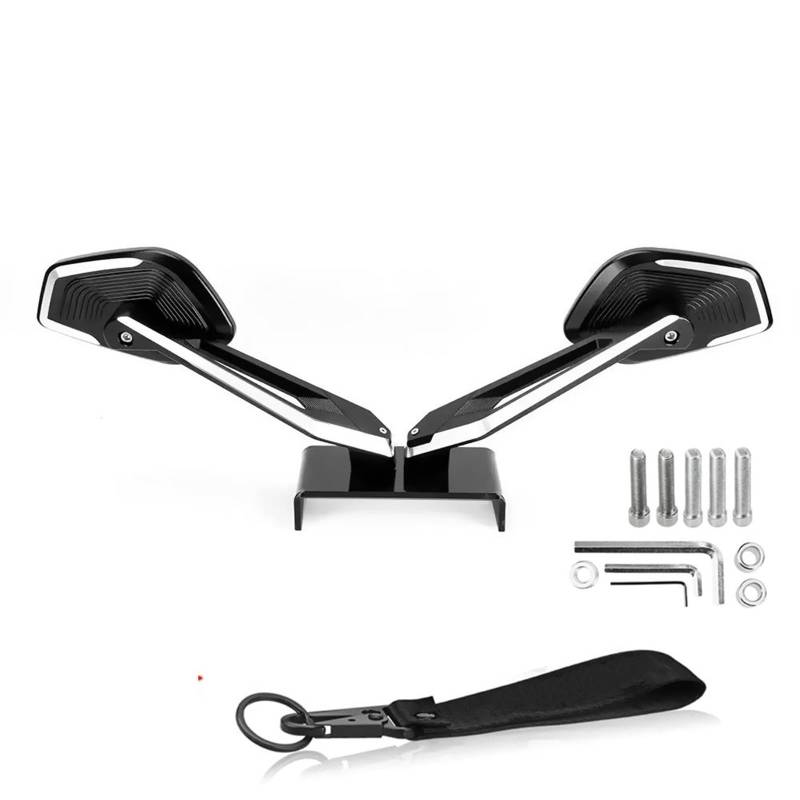 Motorrad Seitenspiegel Für Motorrad Für R1300GS Für R1200GS LC Für ADVENTUER Für R1250GS 1250 Motorrad Seitenspiegel Rückspiegel Motorrad Rückspiegel(CNC Parts) von IUKMR