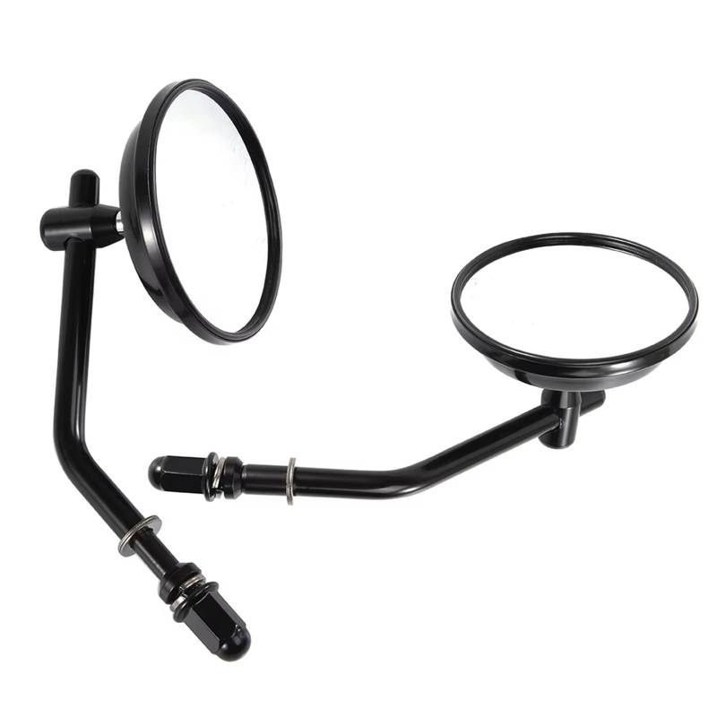 Motorrad Seitenspiegel Für Softail Für Dyna Für Bobber Für Chopper Für Sportster XL1200 XL883 Für Tour Für Glide Für FLT Motorrad Rückspiegel Motorrad Rückspiegel von IUKMR